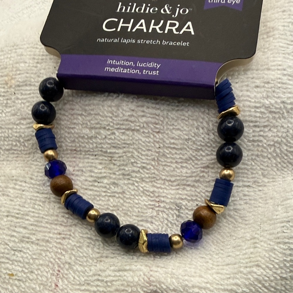 Hildie & Jo Blue Chakra Bracelet